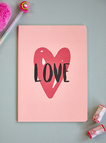 Σημειωματάριο με καρδιά Β5 EQ1019.A107+4