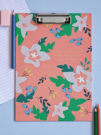 Floral πινακίδα σεμιναρίου Α4 EQ1019.A121+2