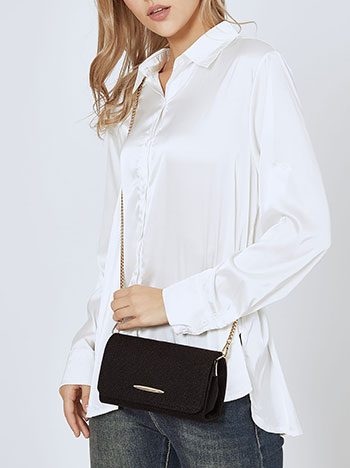 Μονόχρωμο τσαντάκι ώμου SM1019.A839+1