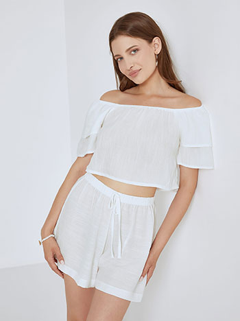 Celestino Crop top με ακάλυπτους ώμους SM4011.4001+2 2025