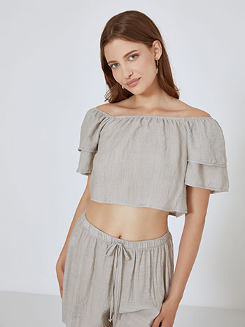 Celestino Crop top με ακάλυπτους ώμους SM4011.4001+1 2025