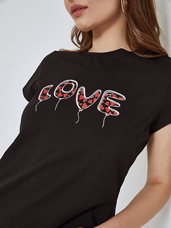 Celestino T-shirt Love με καρδιές SM7958.4981+1 2025