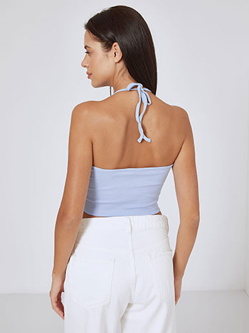 Crop top με halter λαιμόκοψη SM9431.4856+1 φωτογραφία