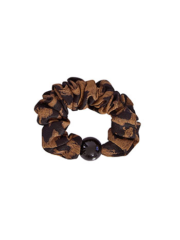 Λαστιχάκι μαλλιών animal print με χάντρα SN1018.A102+1 φωτογραφία