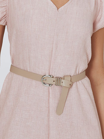 Ζώνη δερματίνης μονόχρωμη SN1018.A414+3