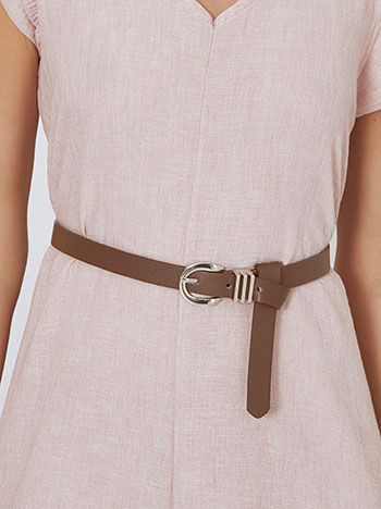 Celestino Ζώνη δερματίνης μονόχρωμη SN1018.A414+1