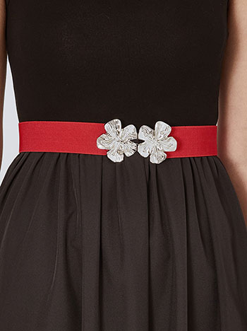 Ζώνη ελαστική με αγκράφα λουλούδι SN1018.A811+1