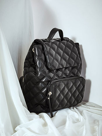 Σακίδιο πλάτης δερματίνης καπιτονέ SN1019.A001+2