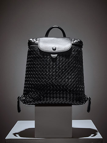 Σακίδιο πλάτης δερματίνης με πλέξη SN1019.A003+3