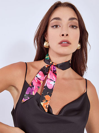 Celestino Κορδέλα μαλλιών φλοράλ σατέν SN1019.A012+3