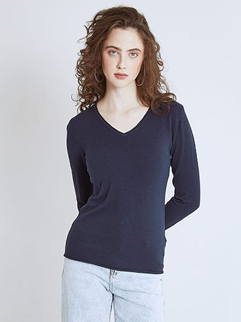 Πουλόβερ με αφινίριστες λεπτομέρειες SN1738.4003+9