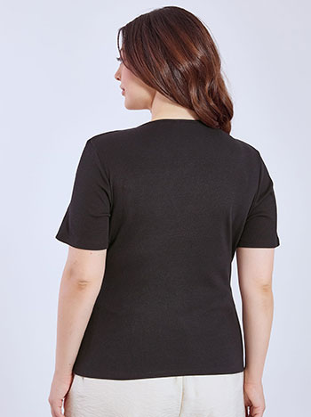 Μπλούζα ριπ με V άνοιγμα SN2022.4434+3 φωτογραφία