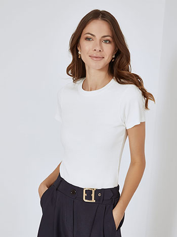 Μπλούζα ριπ με βαμβάκι SN2022.4837+3