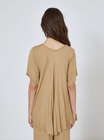 Μπλούζα oversized με V λαιμόκοψη SN7587.4191+3 φωτογραφία