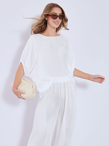 Μπλούζα με κουμπί στο πίσω μέρος SN7587.4838+10