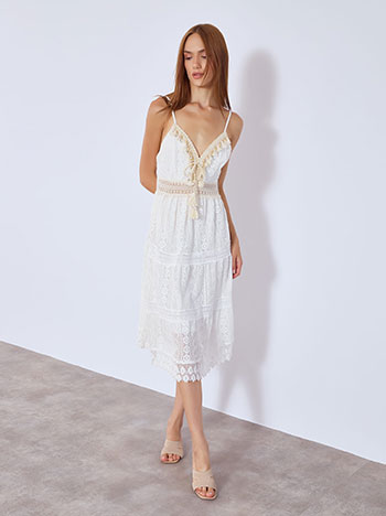 Φόρεμα μίντι με κοχύλια SN7589.8606+1