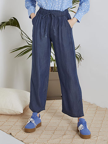 Celestino Παντελόνα βαμβακερή με denim όψη SN7591.1215+1 2025