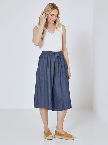 Celestino Ζιπ κιλότ με όψη denim SN7591.1247+2 2025