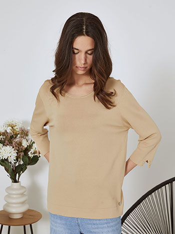 Μπλούζα με γυριστή λαιμόκοψη SN7616.4324+12