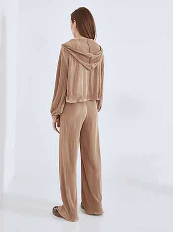 Celestino Σετ ζακέτα crop και παντελόνι πλισέ SN7633.0077+2
