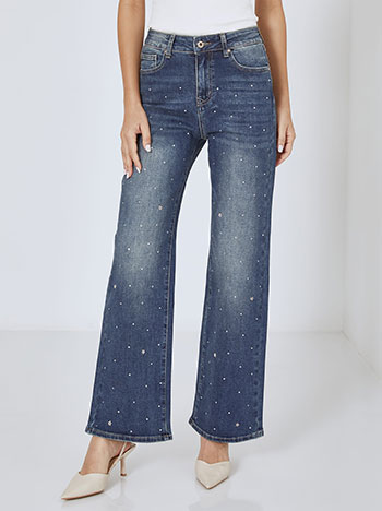 Celestino Τζιν σε ίσια γραμμή με strass SN7634.1038+1