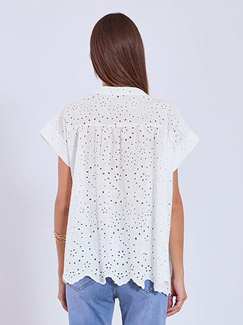 Πουκάμισο βαμβακερό διάτρητο SN7639.3356+1 φωτογραφία