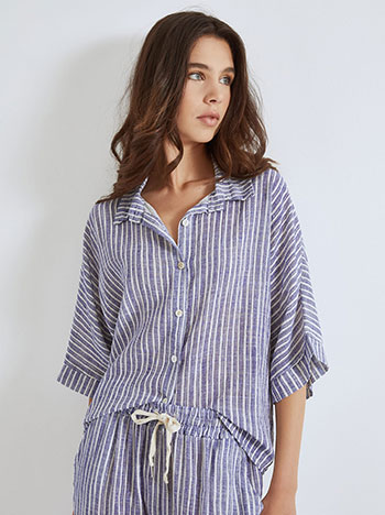 Celestino Πουκάμισο oversized ριγέ SN7639.3579+2 2025