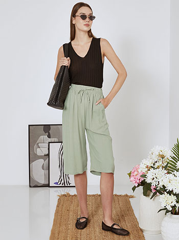 Ζιπ κιλότ μονόχρωμη SN7648.1709+2