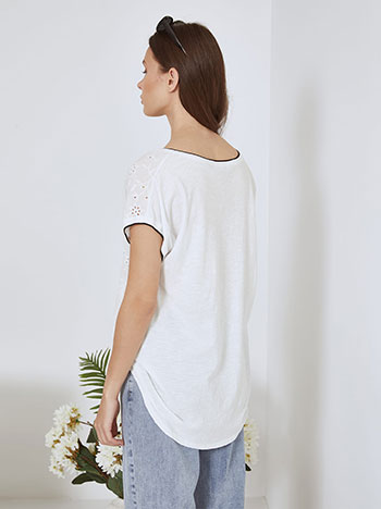 Μπλούζα βαμβακερή κεντητή διάτρητη SN7743.4157+1 φωτογραφία