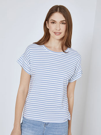 Celestino Μπλούζα κοντομάνικη ριγέ SN7743.4356+1