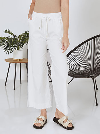 Celestino Παντελόνι wide leg με ξέφτια SN7778.1068+2