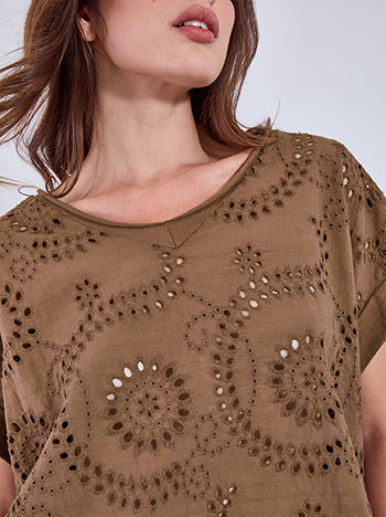 Μπλούζα ασύμμετρη βαμβακερή SN7834.4021+2 φωτογραφία