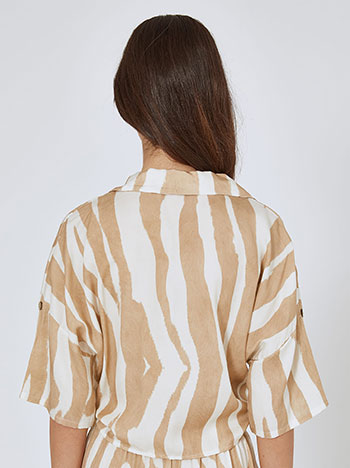 Πουκάμισο με τύπωμα ζέβρα SN7866.3107+2 φωτογραφία