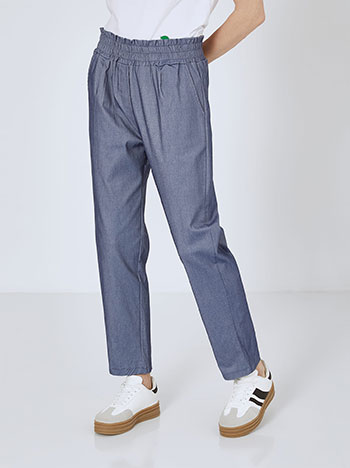 Celestino Παντελόνι ψηλόμεσο με denim όψη SN7885.1394+2 2025
