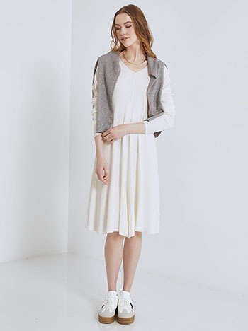 Φόρεμα μίντι πλεκτό ριπ SN7948.8521+4