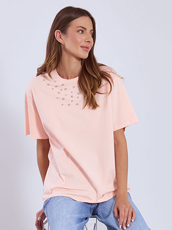 Celestino T-shirt με πέτρες strass SN7958.4695+4 2025
