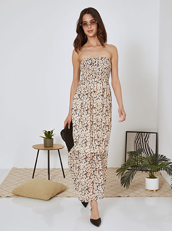 Celestino Φόρεμα μάξι strapless floral SN874.8915+3 2025
