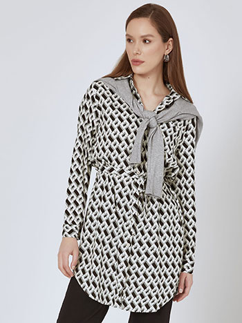 Celestino Πουκαμίσα εμπριμέ με τσέπη SN9423.3055+1