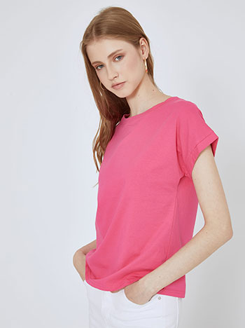 Celestino T-shirt με γυριστό μανίκι SN9423.4575+10 2025