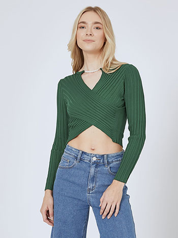 Celestino Crop top κρουαζέ με πέρλες SN9423.4583+4 2025