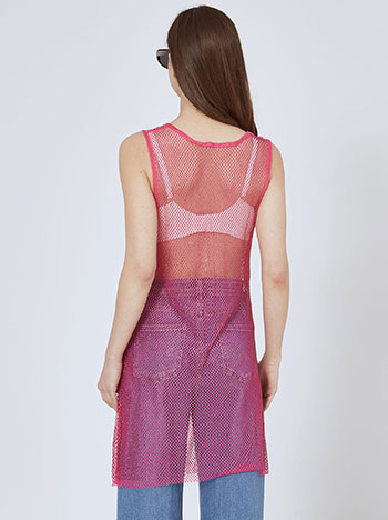 Φόρεμα μίνι δίχτυ με strass SN9423.8816+3 φωτογραφία