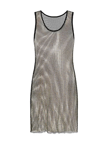 Φόρεμα μίνι δίχτυ με strass SN9423.8816+4 φωτογραφία
