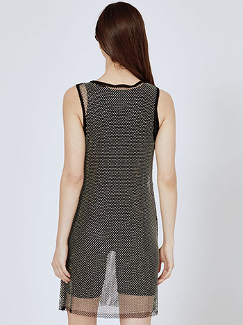 Φόρεμα μίνι δίχτυ με strass SN9423.8816+4 φωτογραφία
