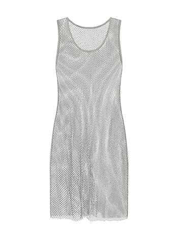Φόρεμα μίνι δίχτυ με strass SN9423.8816+2 φωτογραφία