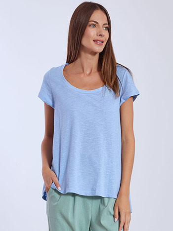 T-shirt με καμπύλη στο τελείωμα SN9489.4163+5