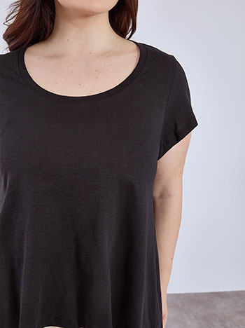 Celestino T-Shirt με Καμπύλη Στο Τελείωμα Sn9489 4163+4 Μπλούζες T-Shirts Γυναικεία Ρούχα Μόδα