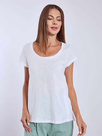 Celestino T-shirt με καμπύλη στο τελείωμα SN9489.4163+3