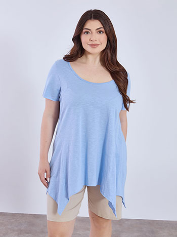 Μπλούζα με ασύμμετρο τελείωμα SN9489.4670+5 φωτογραφία