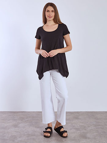 Μπλούζα με ασύμμετρο τελείωμα SN9489.4670+4 φωτογραφία