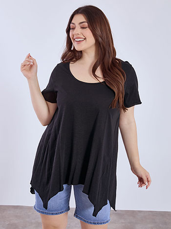 Μπλούζα με ασύμμετρο τελείωμα SN9489.4670+4 φωτογραφία